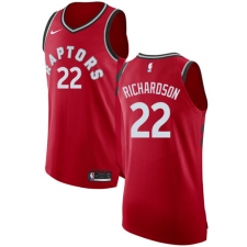 Men's Nike Toronto Raptors #22 Malachi Richardson Authentic Red NBA Jersey - Icon Edition