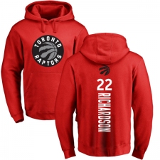 NBA Nike Toronto Raptors #22 Malachi Richardson Red Backer Pullover Hoodie