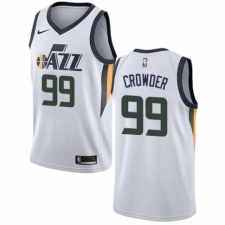Men's Nike Utah Jazz #99 Jae Crowder Authentic NBA Jersey - Association Edition