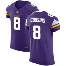 Mens Minnesota Vikings Kirk Cousins Nike Purple Vapor Untouchable Elite Jersey