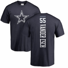 NFL Nike Dallas Cowboys #55 Leighton Vander Esch Navy Blue Backer T-Shirt