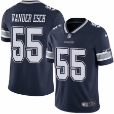 Youth Nike Dallas Cowboys #55 Leighton Vander Esch Navy Blue Team Color Vapor Untouchable Limited Player NFL Jersey