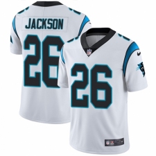 Men's Nike Carolina Panthers #26 Donte Jackson White Vapor Untouchable Limited Player NFL Jersey