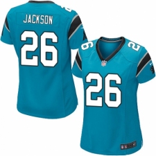 Women's Nike Carolina Panthers #26 Donte Jackson Game Blue Alternate NFL Jersey