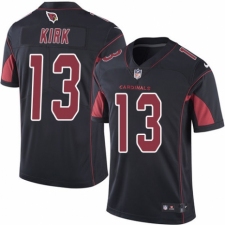 Men's Nike Arizona Cardinals #13 Christian Kirk Elite Black Rush Vapor Untouchable NFL Jersey
