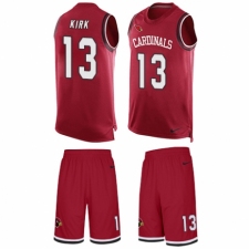 Men's Nike Arizona Cardinals #13 Christian Kirk Limited Red Tank Top Suit NFL Jersey