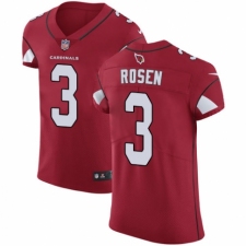 Men's Nike Arizona Cardinals #3 Josh Rosen Red Team Color Vapor Untouchable Elite Player NFL Jersey