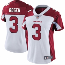Women's Nike Arizona Cardinals #3 Josh Rosen White Vapor Untouchable Elite Player NFL Jersey
