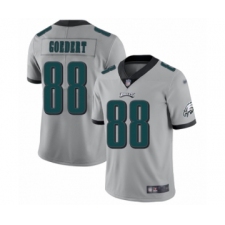 Youth Philadelphia Eagles #88 Dallas Goedert Limited Silver Inverted Legend Football Jersey