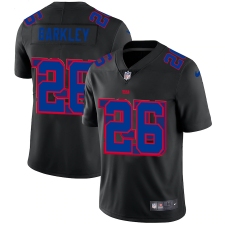Men's New York Giants #26 Saquon Barkley Black Nike Black Shadow Edition Limited Jersey