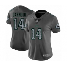 Women's New York Jets #14 Sam Darnold Limited Gray Static Fashion Football Jersey