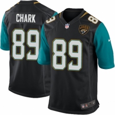 Men's Nike Jacksonville Jaguars #89 DJ Chark Game Black Alternate NFL Jersey