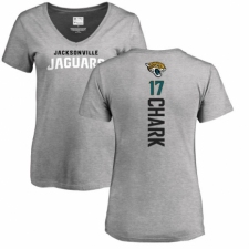 NFL Women's Nike Jacksonville Jaguars #17 DJ Chark Ash Backer T-Shirt