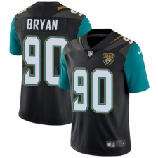 Men's Nike Jacksonville Jaguars #90 Taven Bryan Black Alternate Vapor Untouchable Limited Player NFL Jersey