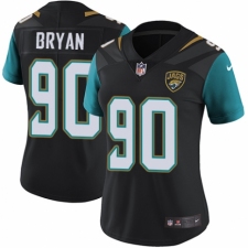 Women's Nike Jacksonville Jaguars #90 Taven Bryan Black Alternate Vapor Untouchable Elite Player NFL Jersey