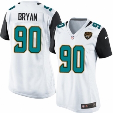 Women's Nike Jacksonville Jaguars #90 Taven Bryan Game White NFL Jersey