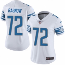 Women's Nike Detroit Lions #72 Frank Ragnow White Vapor Untouchable Limited Player NFL Jersey