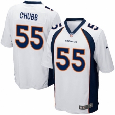 Men's Nike Denver Broncos #55 Bradley Chubb Game White NFL Jersey