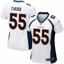Women's Nike Denver Broncos #55 Bradley Chubb Game White NFL Jersey