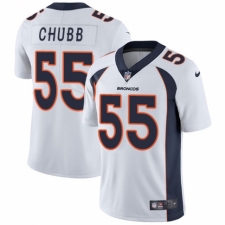 Youth Nike Denver Broncos #55 Bradley Chubb White Vapor Untouchable Elite Player NFL Jersey