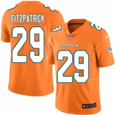 Men's Nike Miami Dolphins #29 Minkah Fitzpatrick Elite Orange Rush Vapor Untouchable NFL Jersey