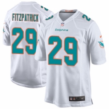Men's Nike Miami Dolphins #29 Minkah Fitzpatrick Game White NFL Jersey