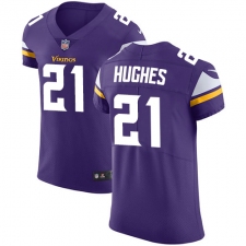 Mens Minnesota Vikings Mike Hughes Nike Purple Vapor Untouthable Elite Jersey