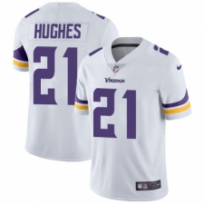 Men's Nike Minnesota Vikings #21 Mike Hughes White Vapor Untouchable Limited Player NFL Jersey