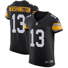 Men's Nike Pittsburgh Steelers #13 James Washington Black Alternate Vapor Untouchable Elite Player NFL Jersey