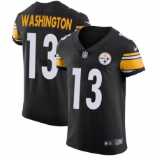Men's Nike Pittsburgh Steelers #13 James Washington Black Team Color Vapor Untouchable Elite Player NFL Jersey