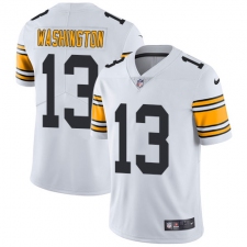 Men's Nike Pittsburgh Steelers #13 James Washington White Vapor Untouchable Limited Player NFL Jersey