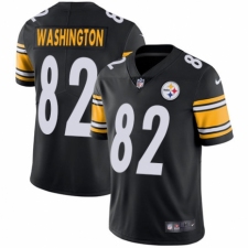 Men's Nike Pittsburgh Steelers #82 James Washington Black Team Color Vapor Untouchable Limited Player NFL Jersey