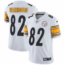 Men's Nike Pittsburgh Steelers #82 James Washington White Vapor Untouchable Limited Player NFL Jersey
