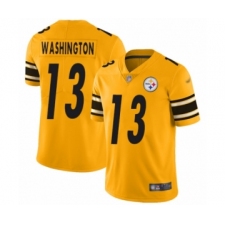 Men's Pittsburgh Steelers #13 James Washington Limited Gold Inverted Legend Football Jersey