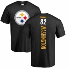 Nike Pittsburgh Steelers #82 James Washington Black Backer T-Shirt