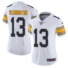 Women's Nike Pittsburgh Steelers #13 James Washington White Vapor Untouchable Limited Player NFL Jersey