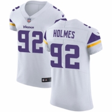 Men's Nike Minnesota Vikings #92 Jalyn Holmes White Vapor Untouchable Elite Player NFL Jersey