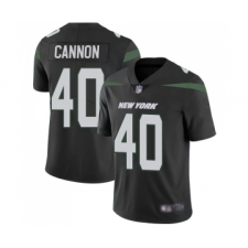 Youth New York Jets #40 Trenton Cannon Black Alternate Vapor Untouchable Limited Player Football Jersey