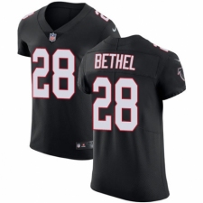 Men's Nike Atlanta Falcons #28 Justin Bethel Black Alternate Vapor Untouchable Elite Player NFL Jersey