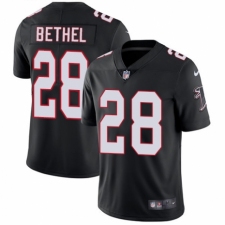 Men's Nike Atlanta Falcons #28 Justin Bethel Black Alternate Vapor Untouchable Limited Player NFL Jersey