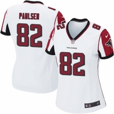 Women's Nike Atlanta Falcons #82 Logan Paulsen Game White NFL Jersey