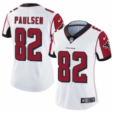 Women's Nike Atlanta Falcons #82 Logan Paulsen White Vapor Untouchable Limited Player NFL Jersey