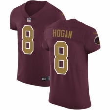 Men's Nike Washington Redskins #8 Kevin Hogan Burgundy Red Alternate Vapor Untouchable Elite Player NFL Jersey