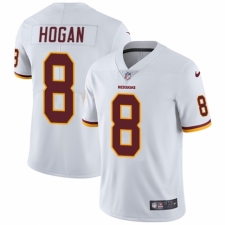 Men's Nike Washington Redskins #8 Kevin Hogan White Vapor Untouchable Limited Player NFL Jersey