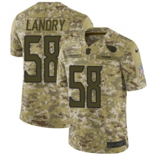 Men's Nike Tennessee Titans #58 Harold Landry Limited Camo 2018 Salute to Service NFL Jersey