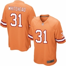 Men's Nike Tampa Bay Buccaneers #31 Jordan Whitehead Game Orange Glaze Alternate NFL Jersey