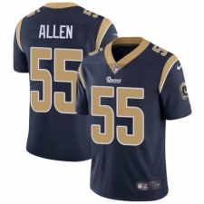 Men's Nike Los Angeles Rams #55 Brian Allen Navy Blue Team Color Vapor Untouchable Limited Player NFL Jersey