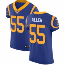 Men's Nike Los Angeles Rams #55 Brian Allen Royal Blue Alternate Vapor Untouchable Elite Player NFL Jersey