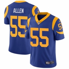 Men's Nike Los Angeles Rams #55 Brian Allen Royal Blue Alternate Vapor Untouchable Limited Player NFL Jersey