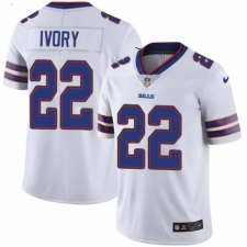Youth Nike Buffalo Bills #22 Chris Ivory White Vapor Untouchable Limited Player NFL Jersey